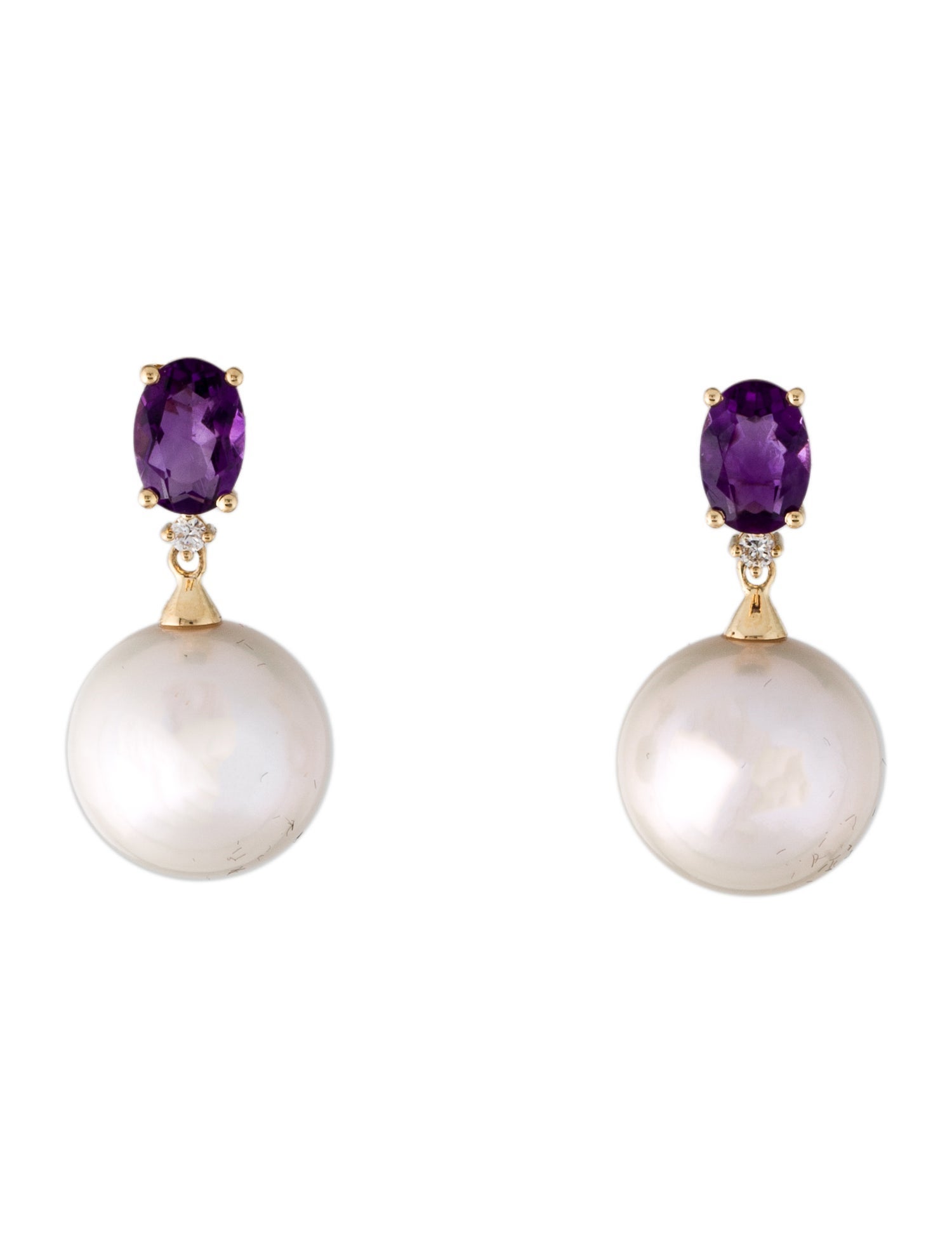 Badgley Mischka 14K 3.03ctw Lab-Grown Diamond Drop Earrings