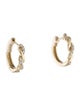 Badgley Mischka 14K Lab-Grown Diamond Huggie Earrings