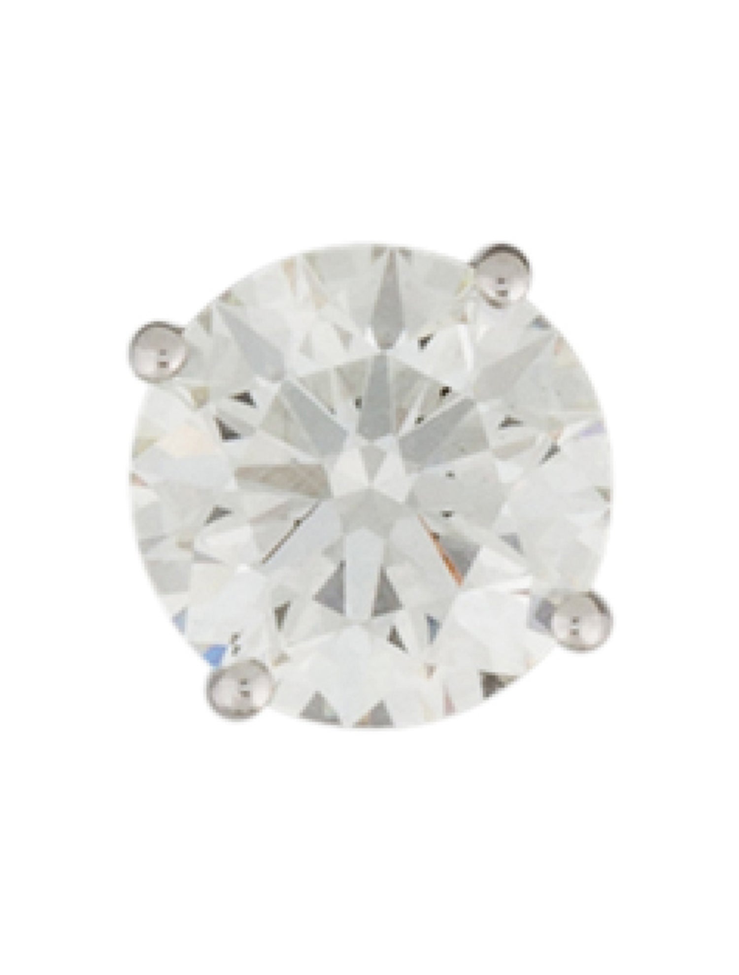 Badgley Mischka Platinum 1.00ct Lab-Grown Diamond Single Stud Earring