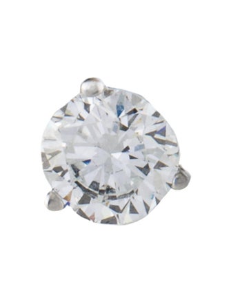 Badgley Mischka 14K Lab-Grown Diamond Single Stud Earring