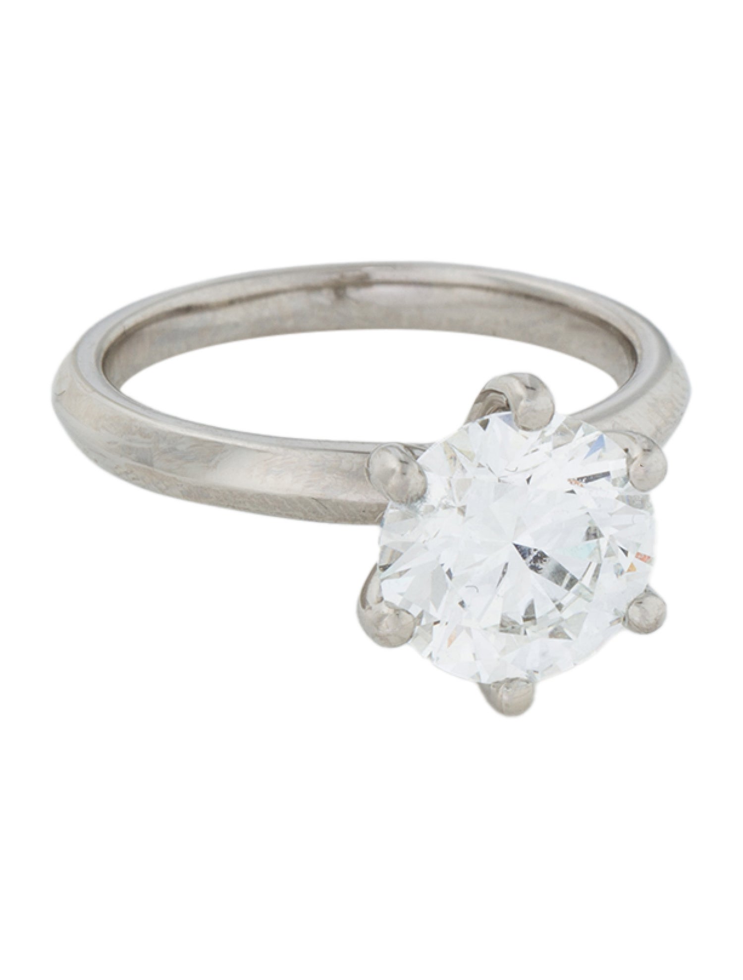 Badgley Mischka Platinum 2.25ctw Lab Grown Diamond Engagement Ring