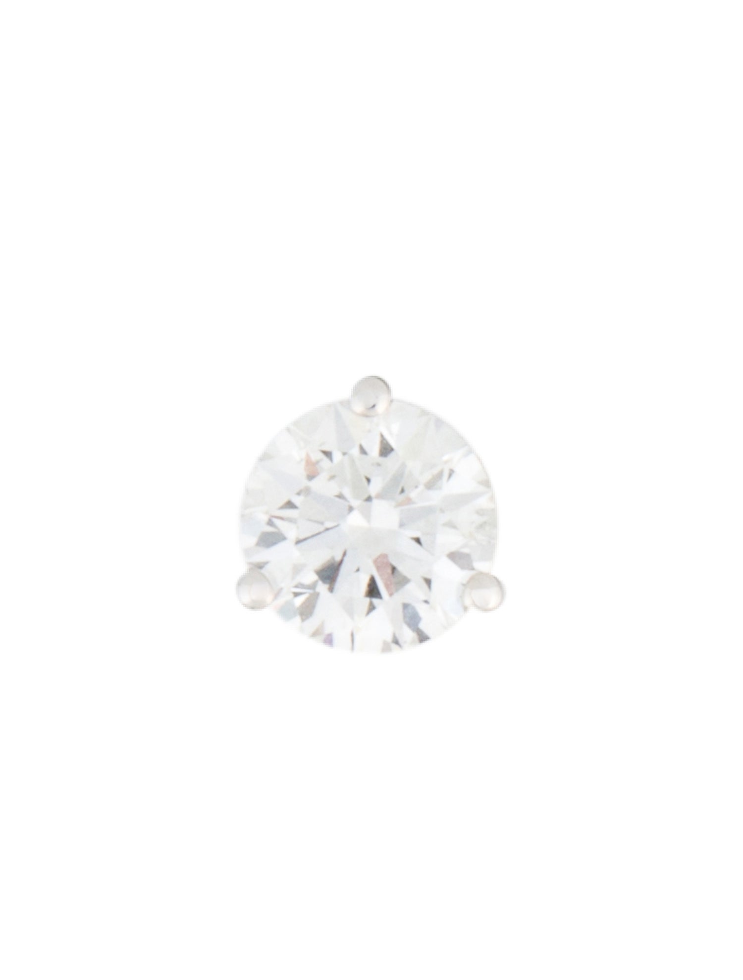 Badgley Mischka 14K 1.03ct Lab-Grown Diamond Solitaire Single Stud Earring