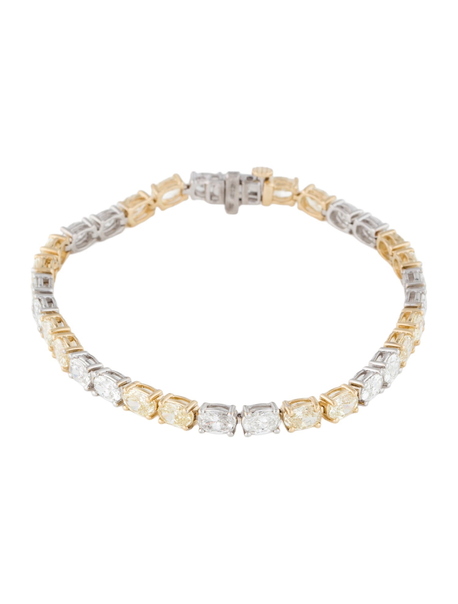 Badgley Mischka 14K 9.25ctw Lab-Grown Diamond Tennis Bracelet