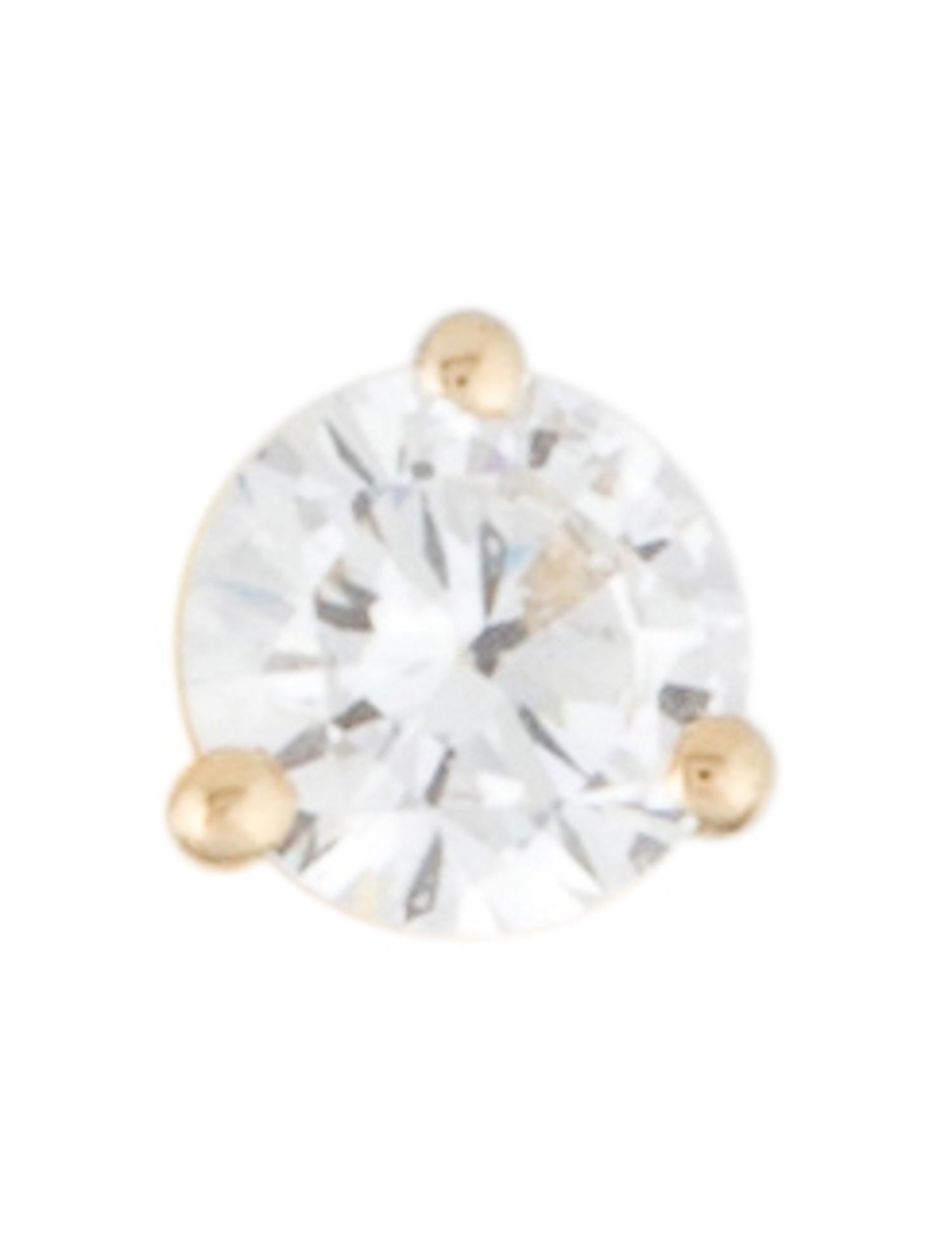 Badgley Mischka 14K Lab-Grown Diamond Single Stud Earring