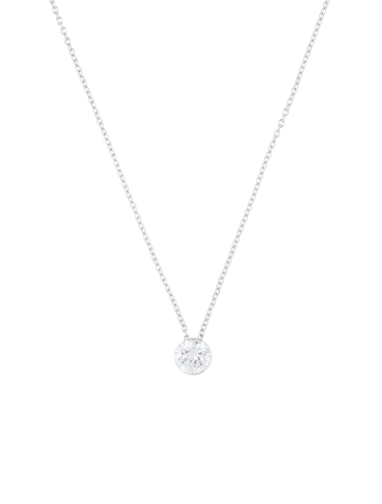 Badgley Mischka 14K 1.50ct Lab-Grown Diamond Solitaire Pendant Necklace