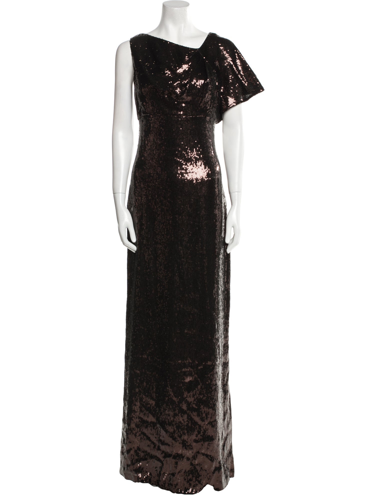 Badgley Mischka Silk Long Dress