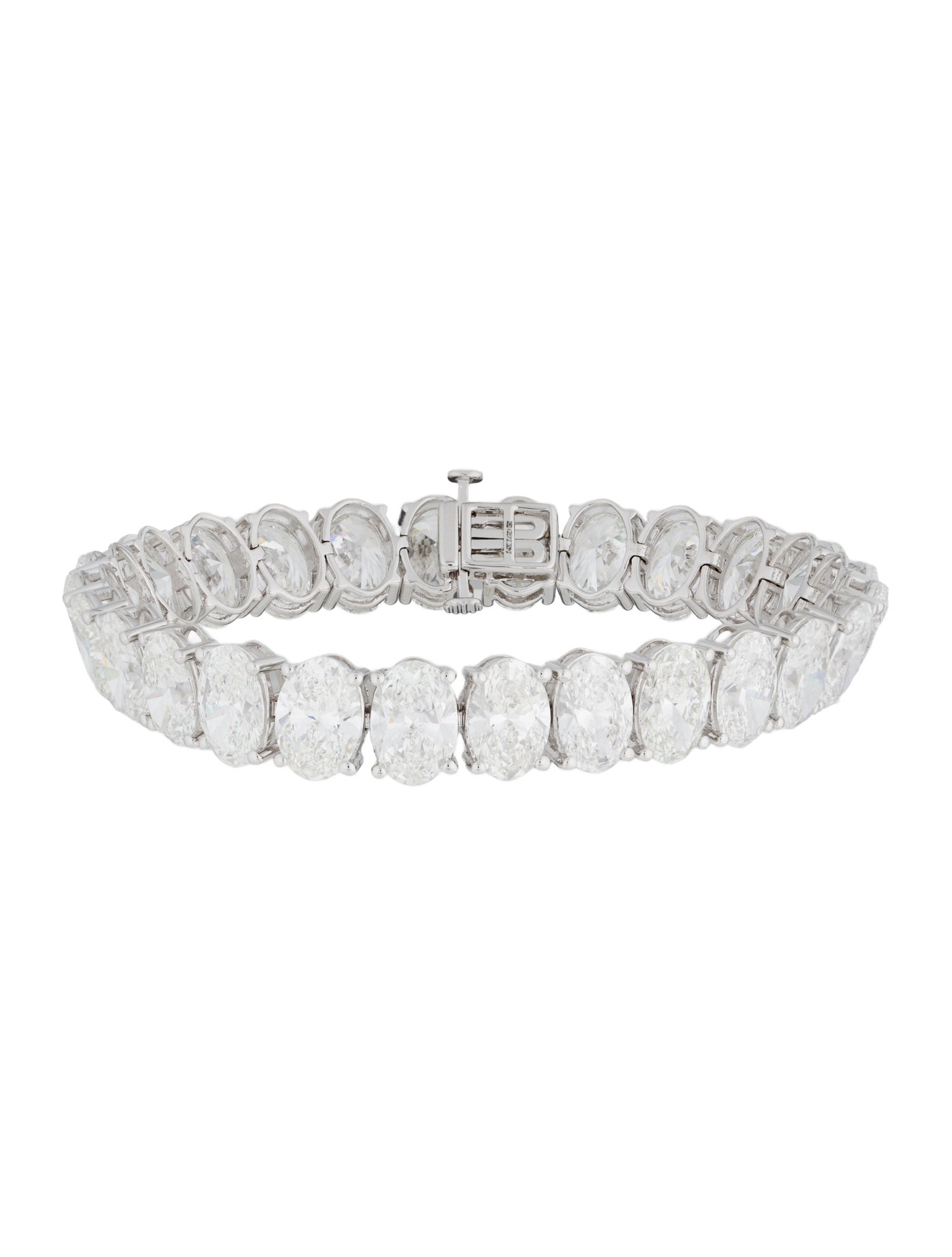 Badgley Mischka 14K 42.75ctw Lab-Grown Diamond Tennis Bracelet