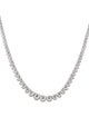 Badgley Mischka 14K 15.08ctw Lab-Grown Diamond Rivière Necklace