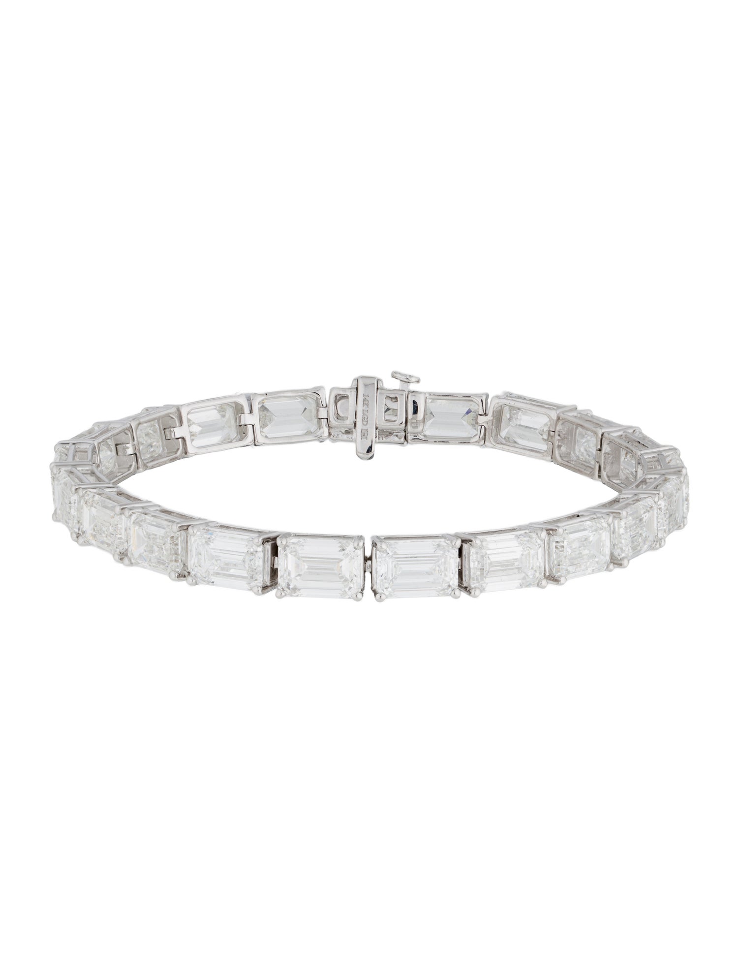 Badgley Mischka 14K 32.00ctw Lab-Grown Diamond Tennis Bracelet