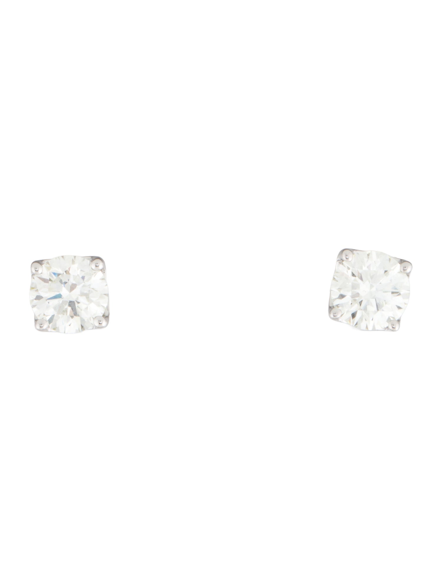 Badgley Mischka 14K 3.02ctw Lab-Grown Diamond Solitaire Stud Earrings