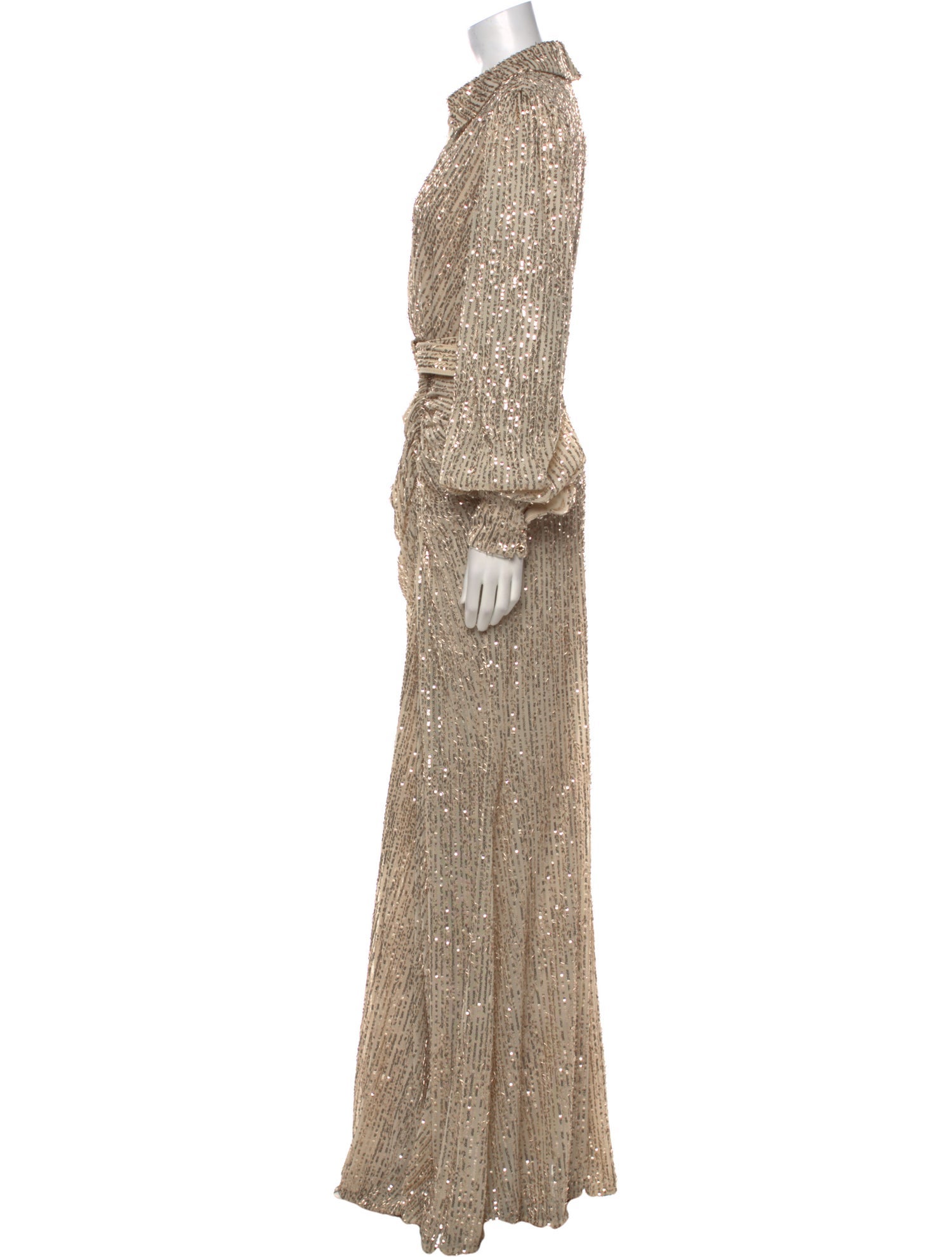 Badgley Mischka EG3009 Formal Long Sleeve Lace Dress