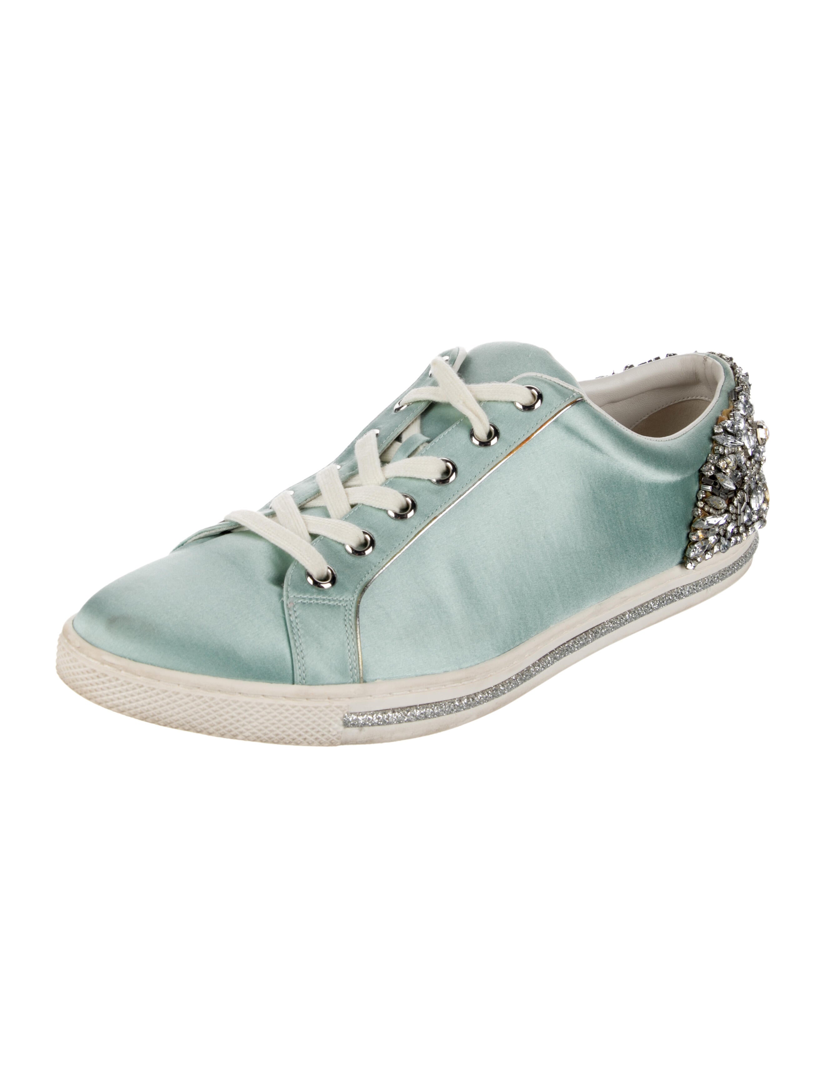 Badgley Mischka Satin Colorblock Pattern Sneakers