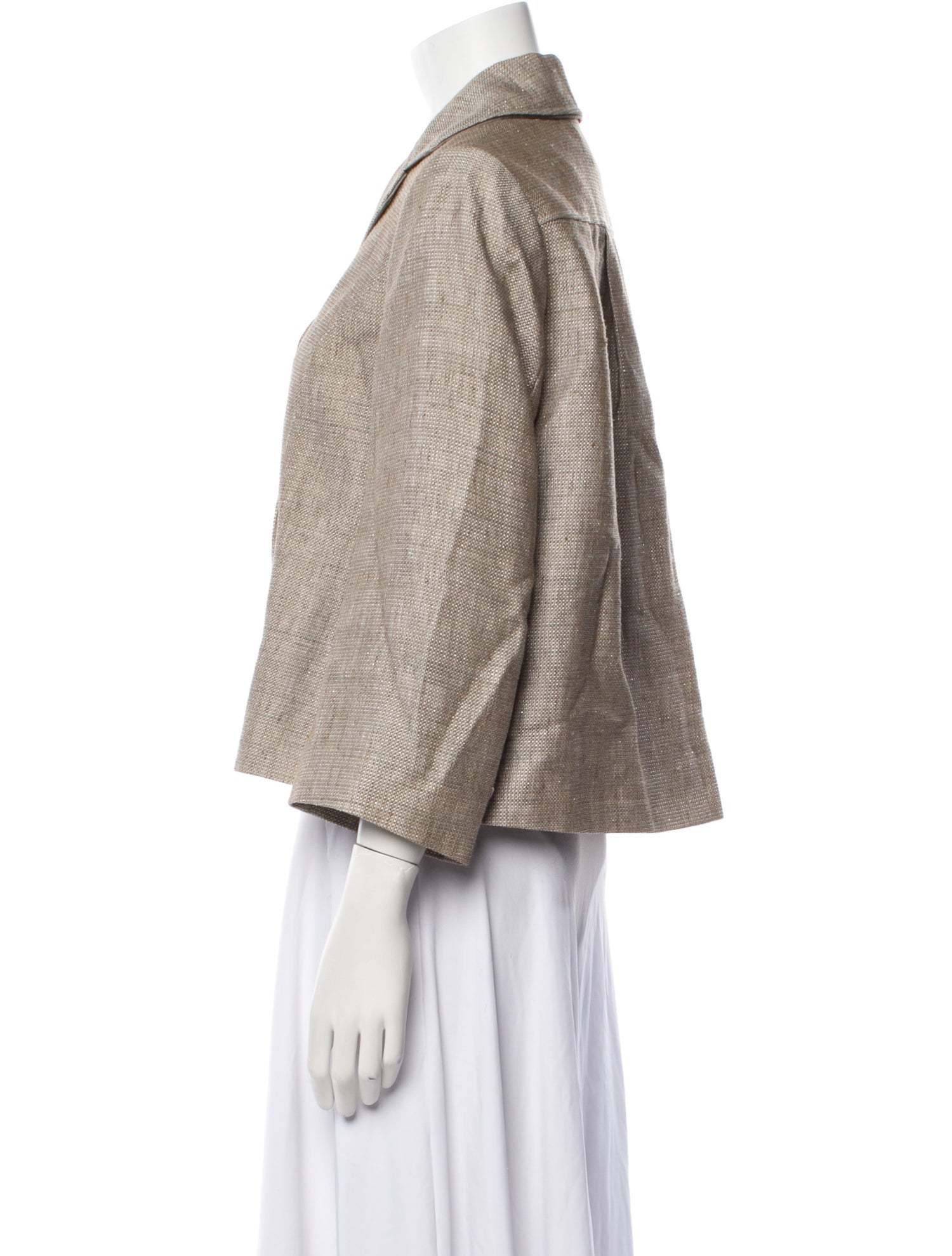 Badgley Mischka Tweed Pattern Blazer