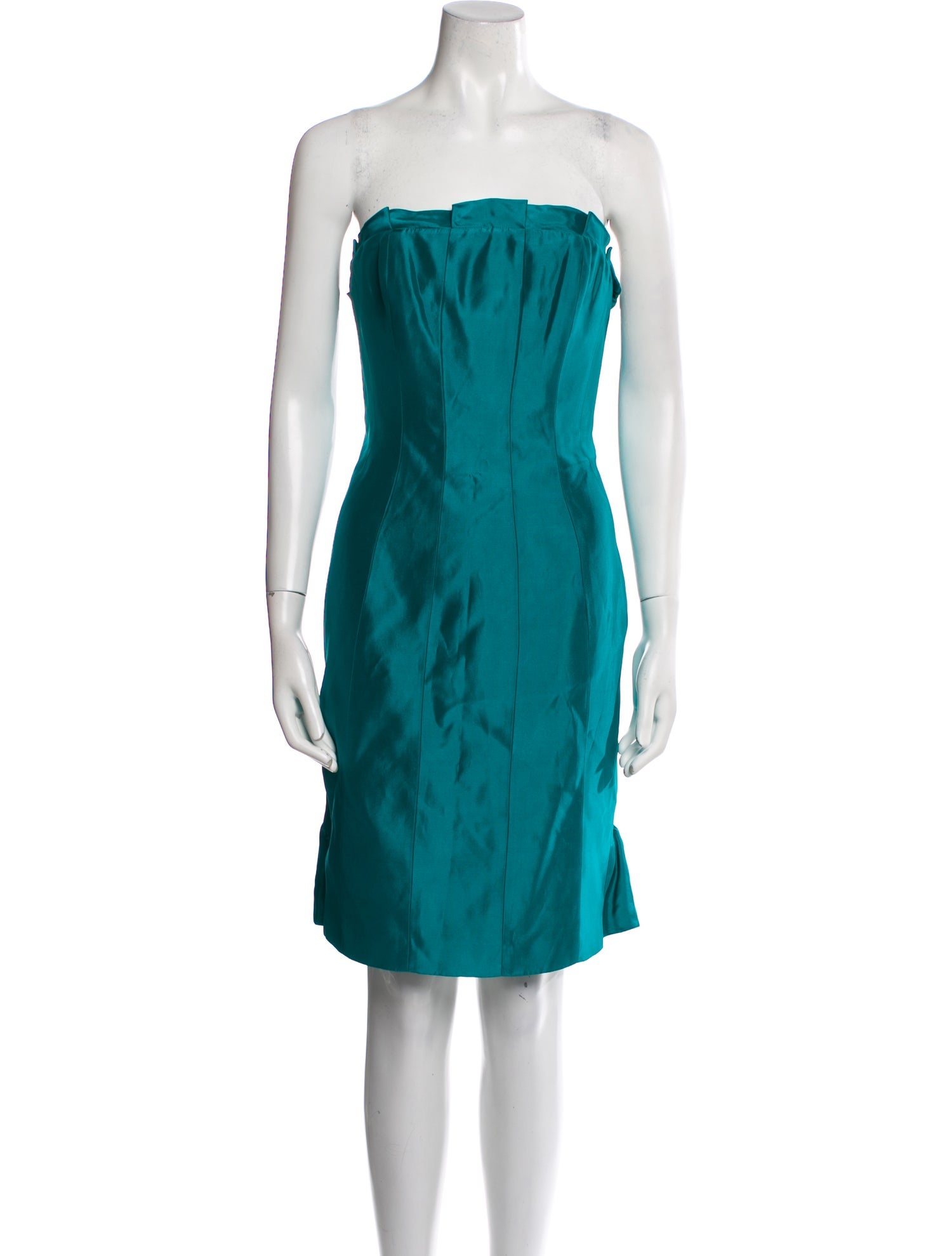 Badgley Mischka Strapless Mini Dress