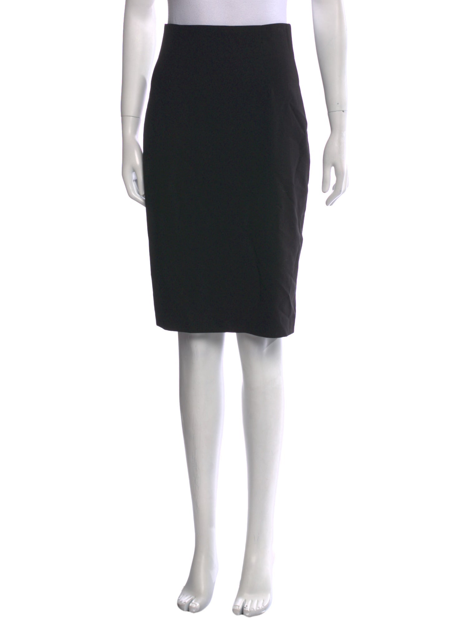 Badgley Mischka Pleated Accents Knee-Length Skirt