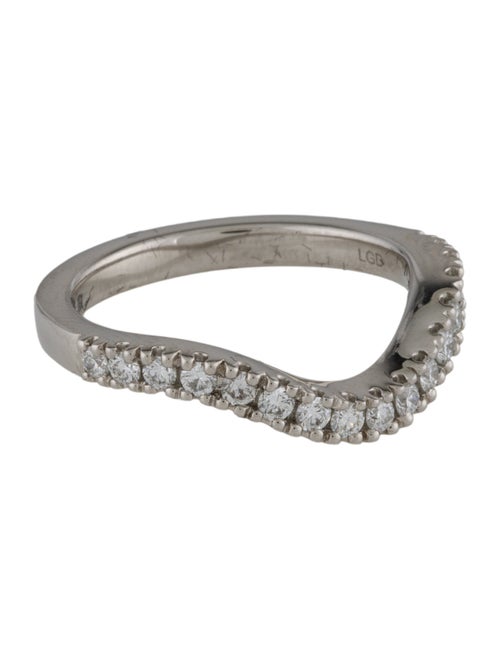 Badgley Mischka Platinum Lab-Grown Diamond Wedding Band