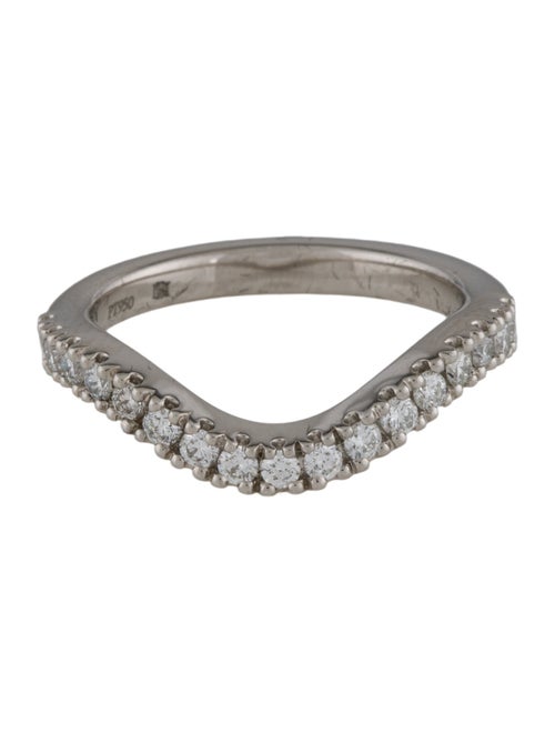 Badgley Mischka Platinum Lab-Grown Diamond Wedding Band