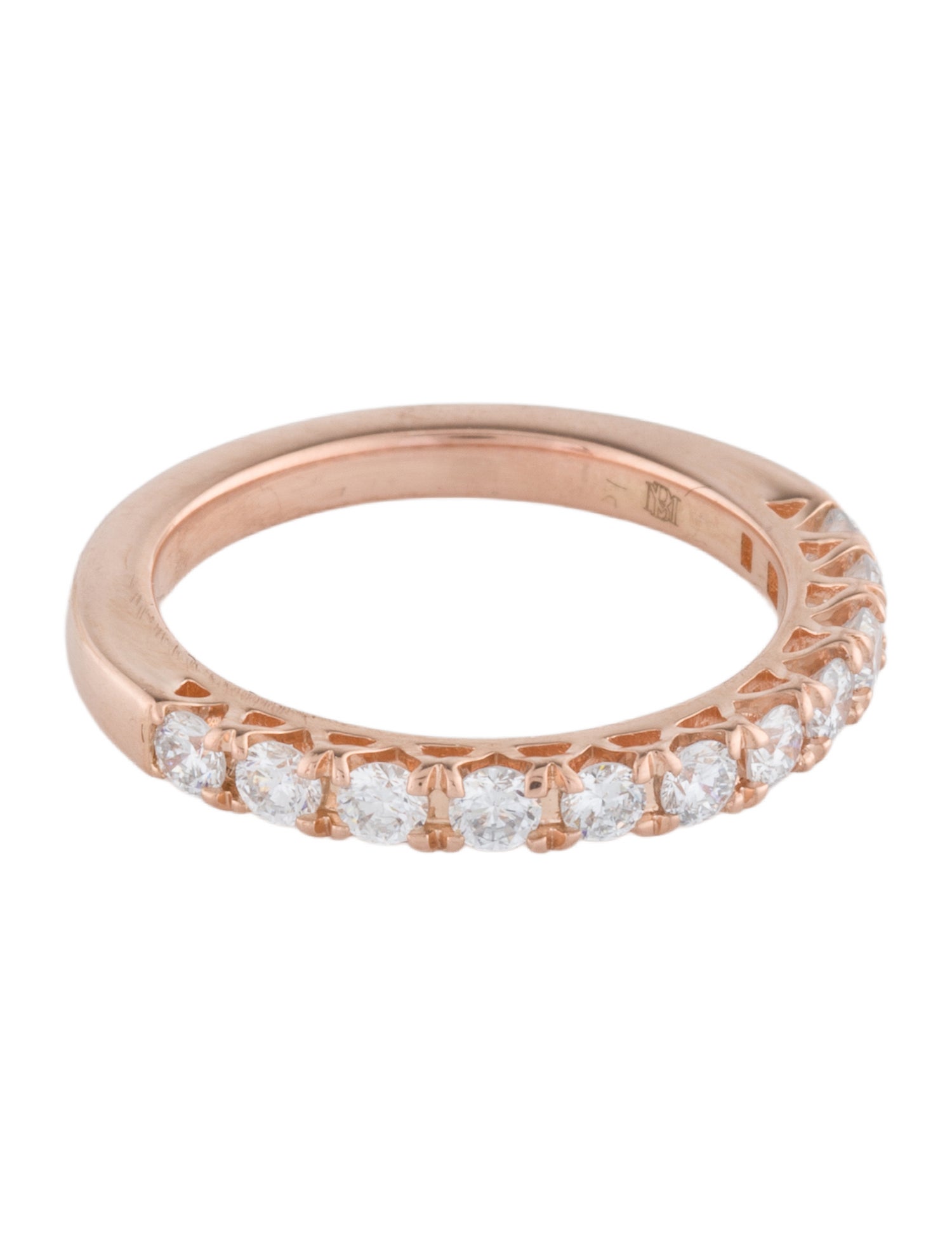 Badgley Mischka 14K Lab-Grown Diamond Half Eternity Band