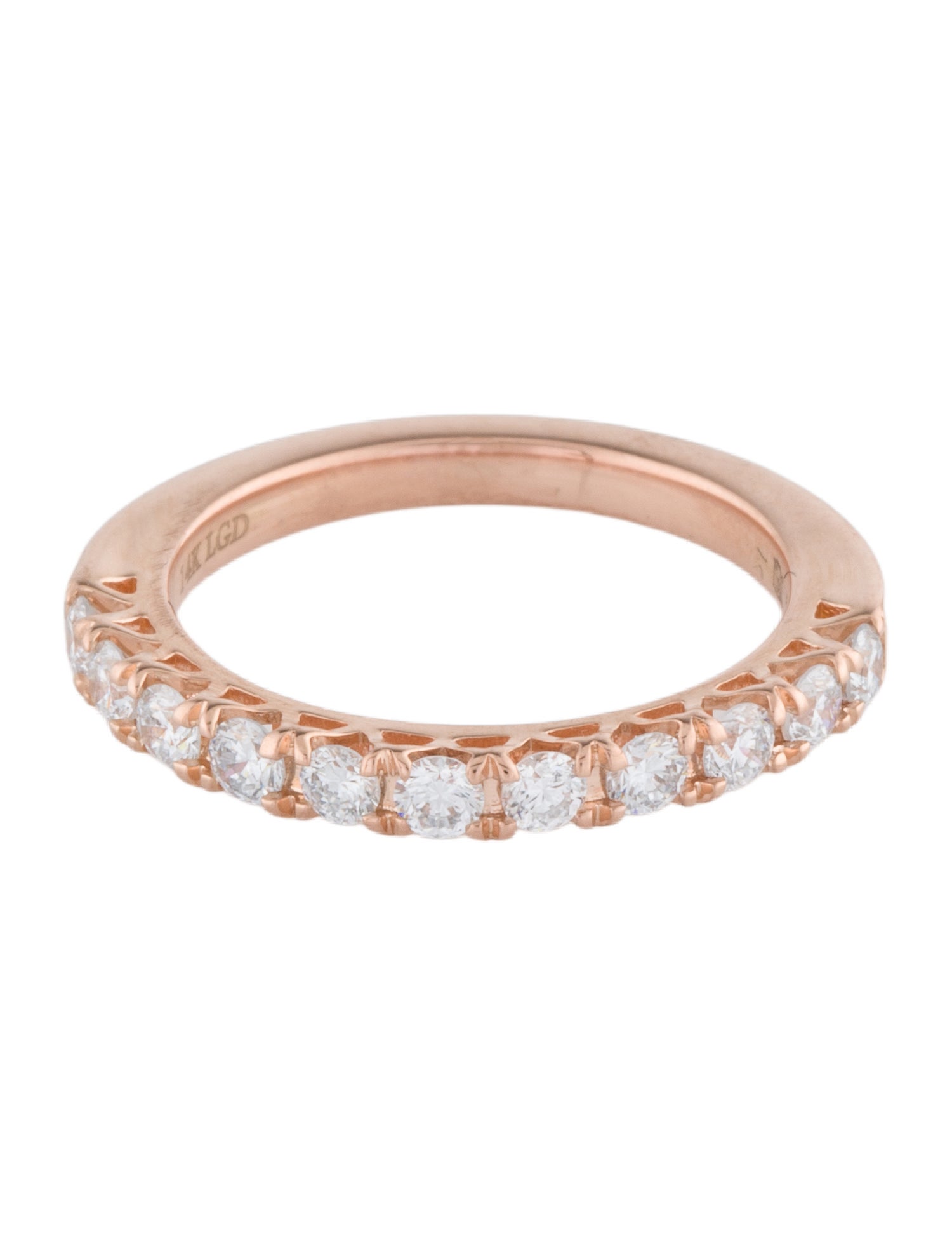 Badgley Mischka 14K Lab-Grown Diamond Half Eternity Band