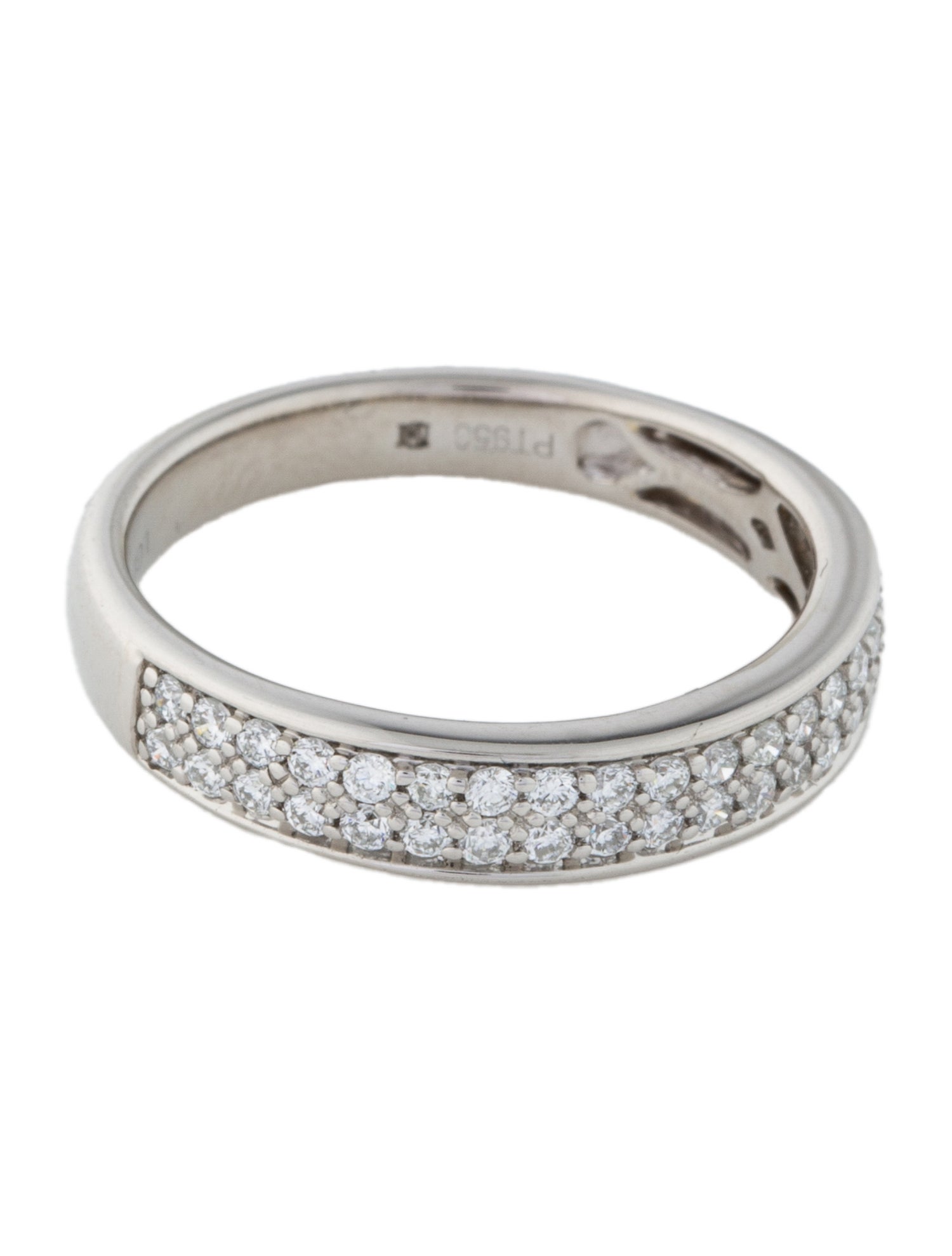 Badgley Mischka Platinum Lab-Grown Diamond Band