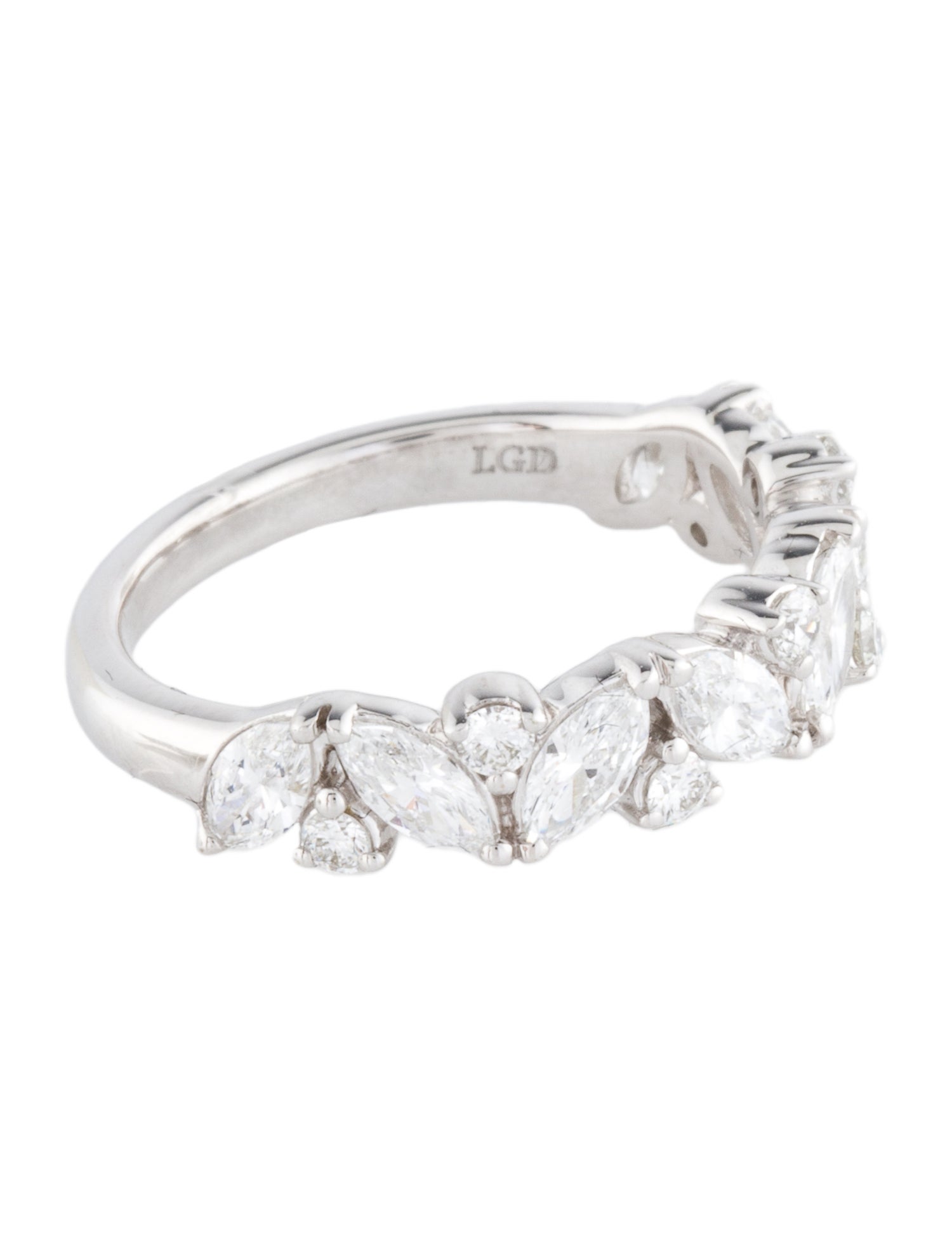 Badgley Mischka 14K Lab-Grown Diamond Band