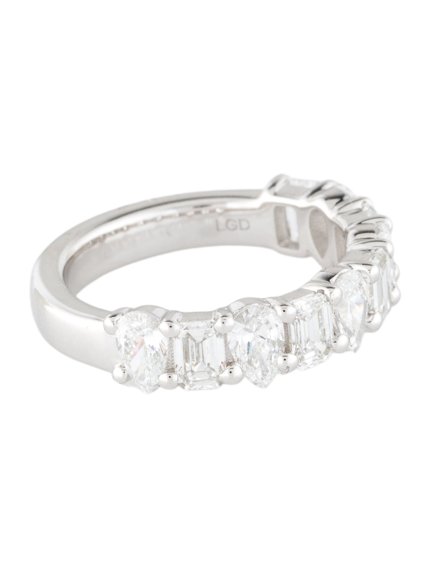 Badgley Mischka 14K Lab-Grown Diamond Half Eternity Band