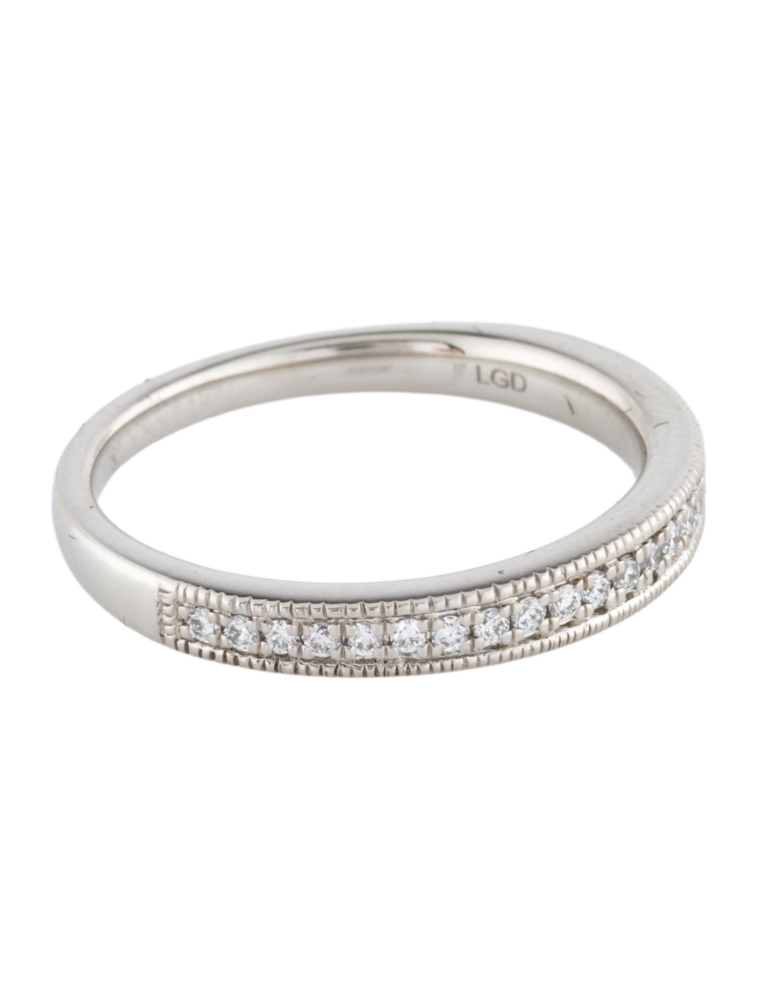 Badgley Mischka Platinum Lab-Grown Diamond Band