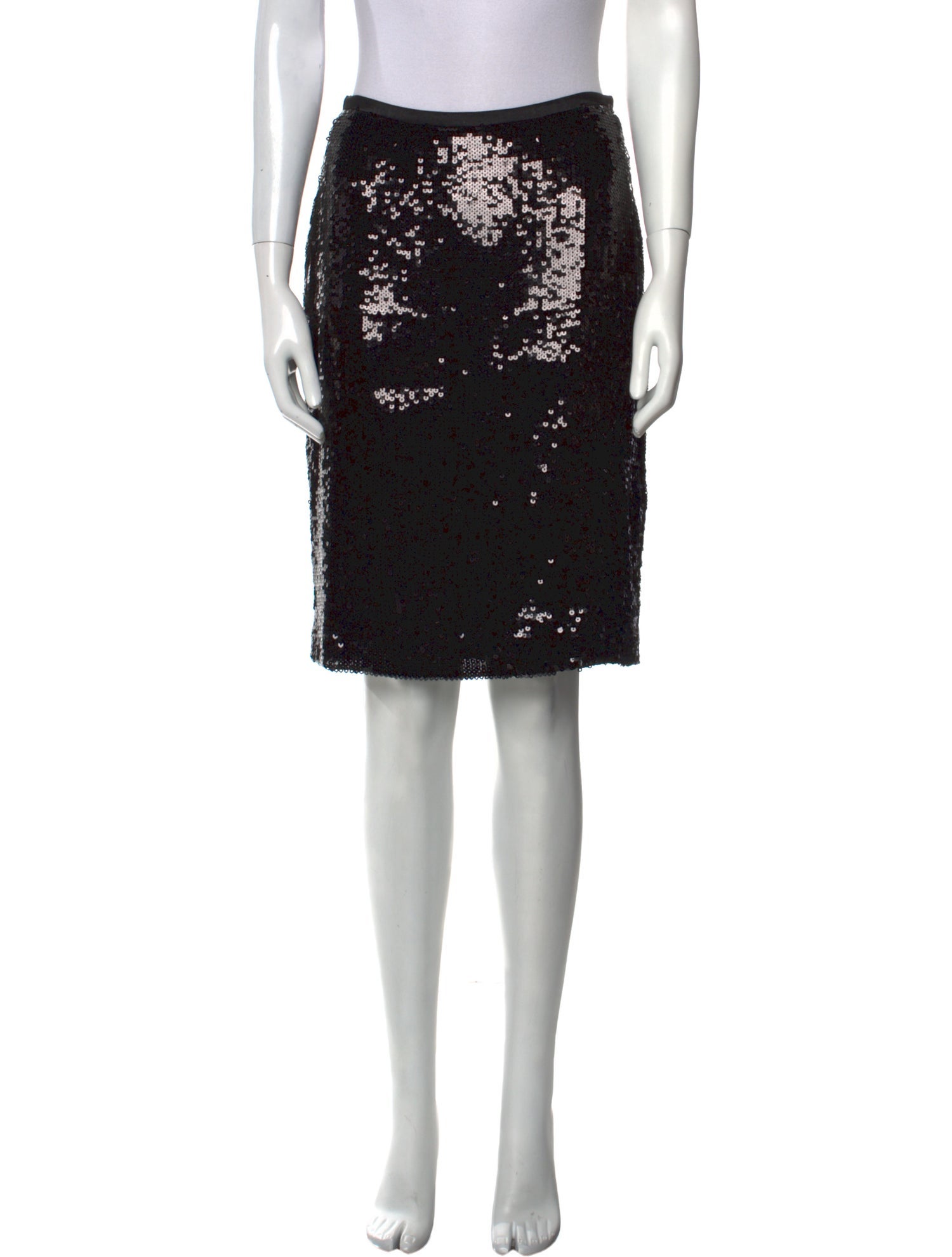 Badgley Mischka Sequin Knee-Length Skirt w/ Tags