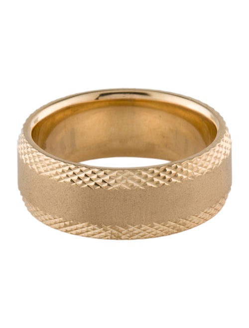 Badgley Mischka 14K Wide Wedding Band
