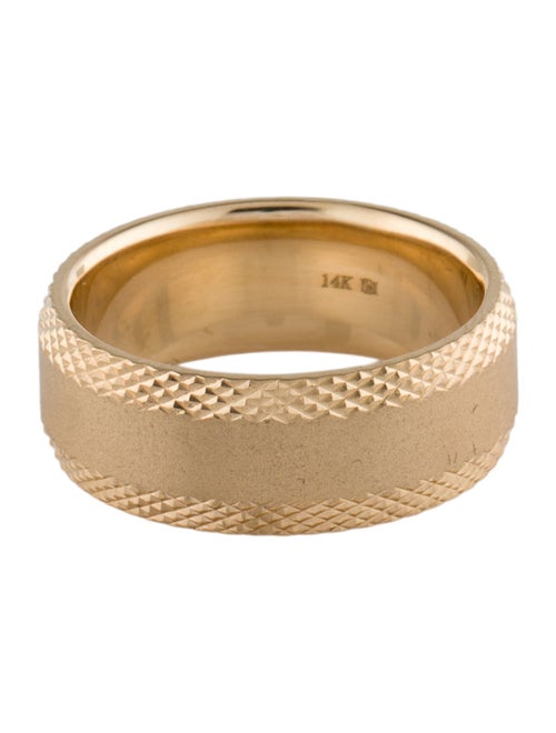 Badgley Mischka 14K Wide Wedding Band