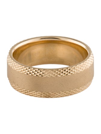 Badgley Mischka 14K Wide Wedding Band