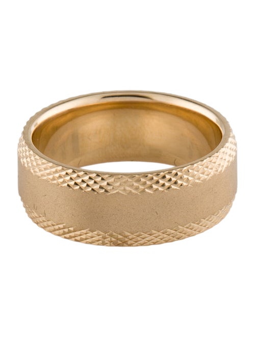 Badgley Mischka 14K Wide Wedding Band