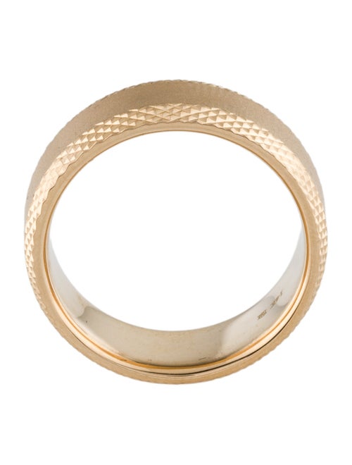 Badgley Mischka 14K Wide Wedding Band