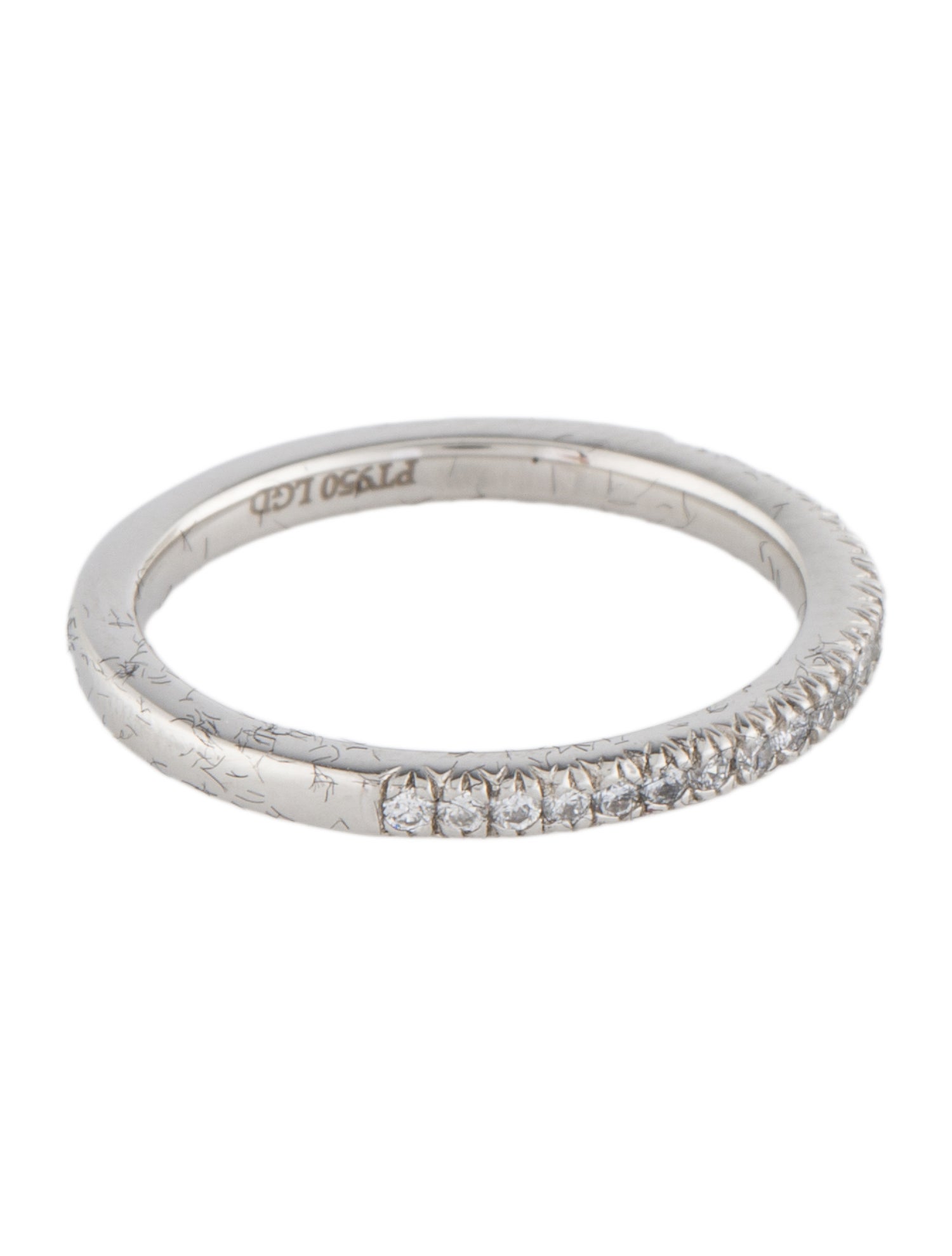 Badgley Mischka Platinum Lab-Grown Diamond Band