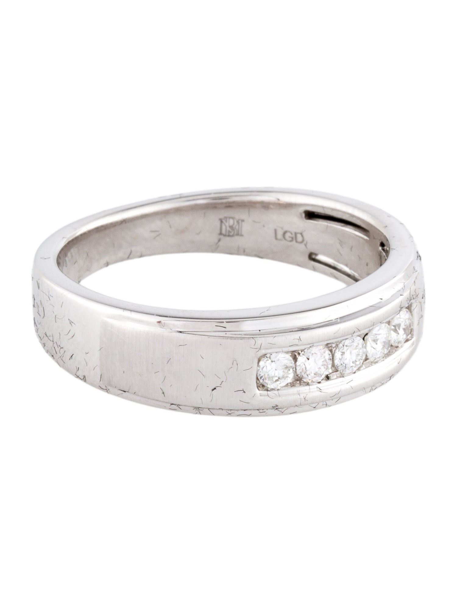 Badgley Mischka 14K Lab-Grown Diamond Wedding Band