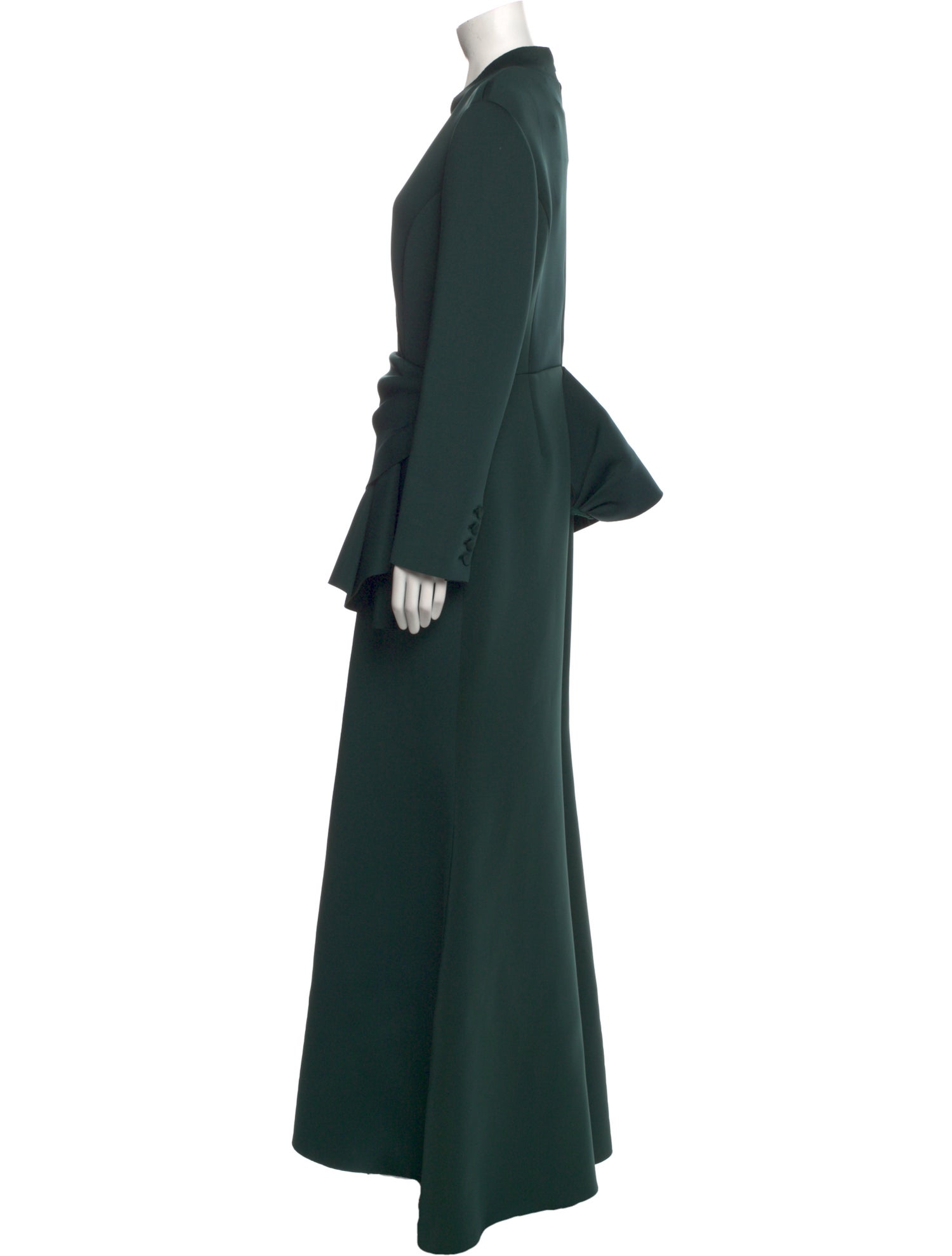 Badgley Mischka V-Neck Long Dress