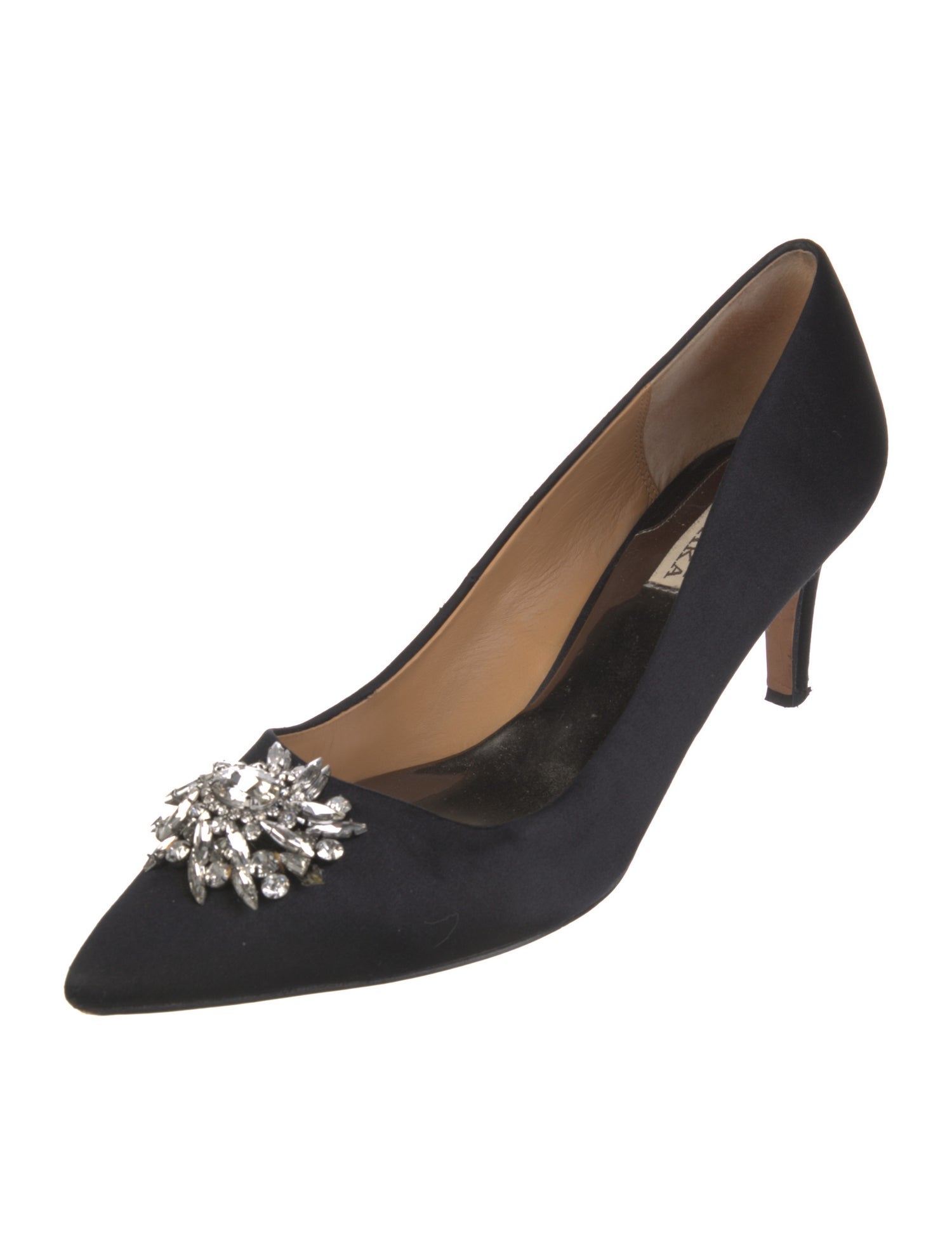 Badgley Mischka Crystal Embellishments Pumps
