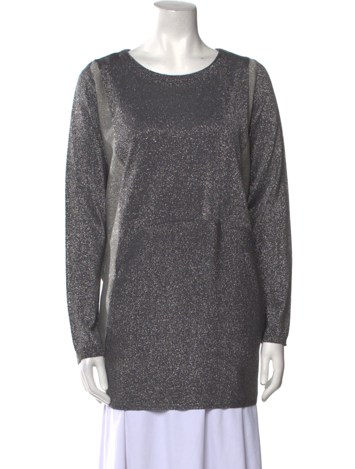 Badgley Mischka Scoop Neck Long Sleeve Sweatshirt w/ Tags