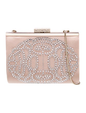 Badgley Mischka Satin Minaudière