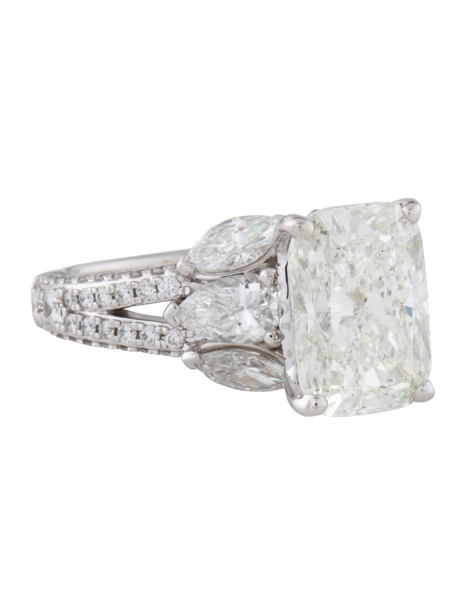 Badgley Mischka 14K 5.70ctw Lab-Grown Diamond Cocktail Ring