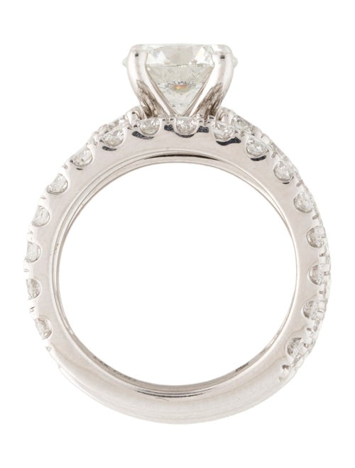 Badgley Mischka 14K 5.22ctw Lab-Grown Diamond Wedding Set