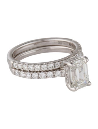 Badgley Mischka 2.41ctw Lab-Grown Diamond Wedding Set