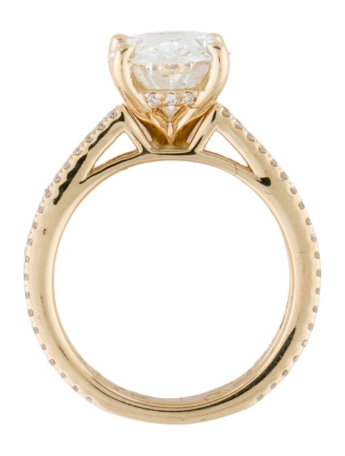 Badgley Mischka 3.15ct Lab-Grown Diamond Three-Row Engagement Ring
