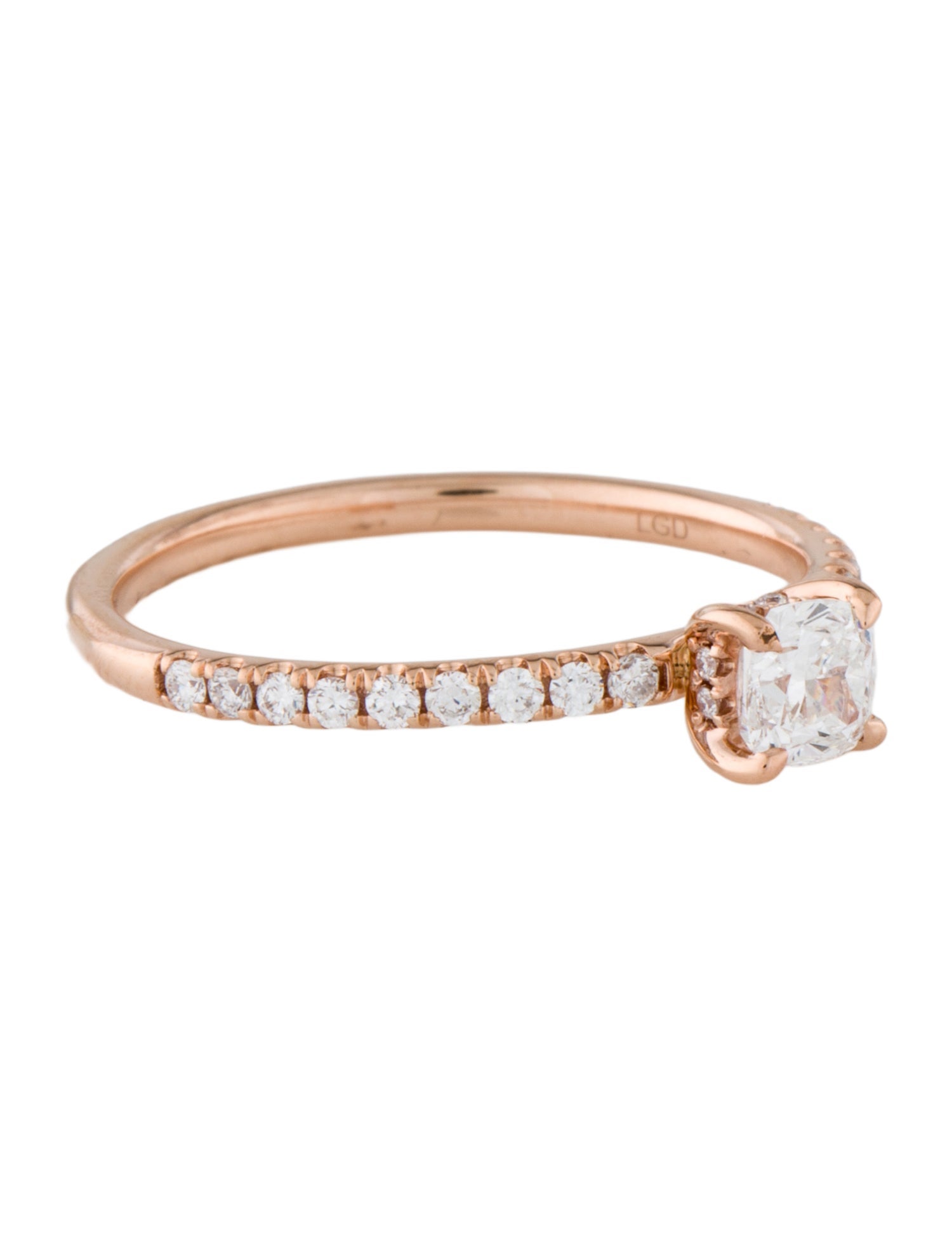 Badgley Mischka 14K Lab-Grown Diamond Hidden Halo Cocktail Ring