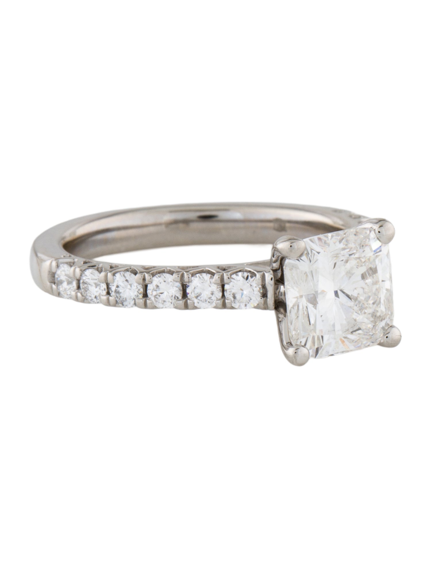 Badgley Mischka Platinum 2.02ct Lab-Grown Diamond Engagement Ring