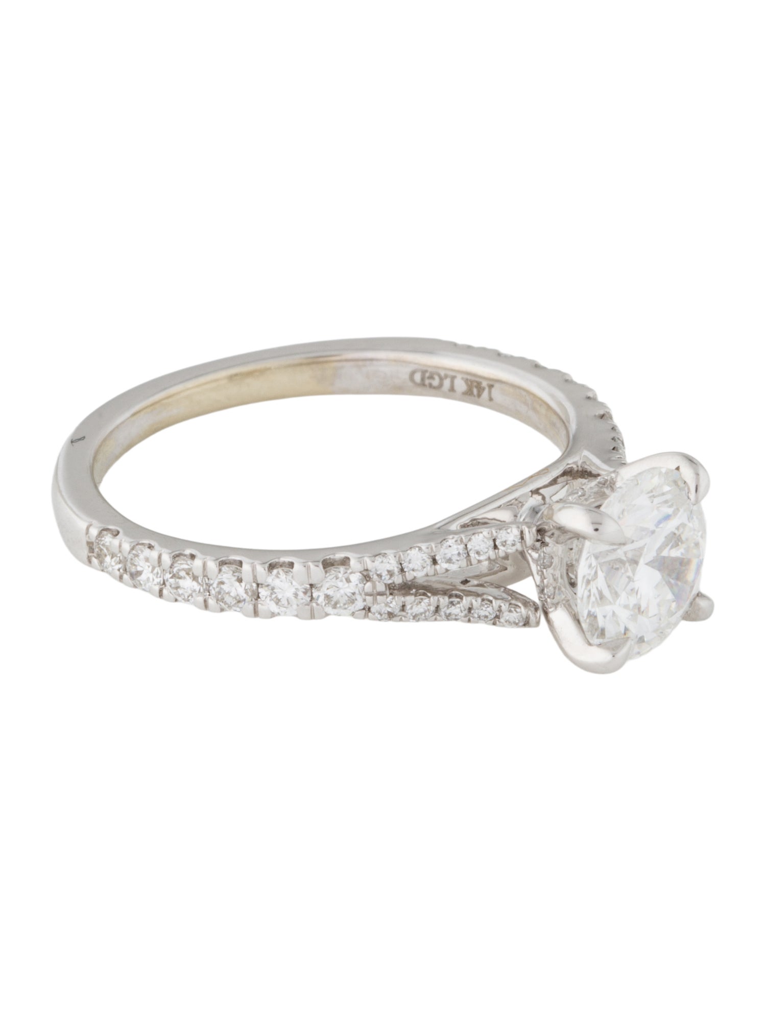 Badgley Mischka 1.47ctw Lab-Grown Diamond Engagement Ring