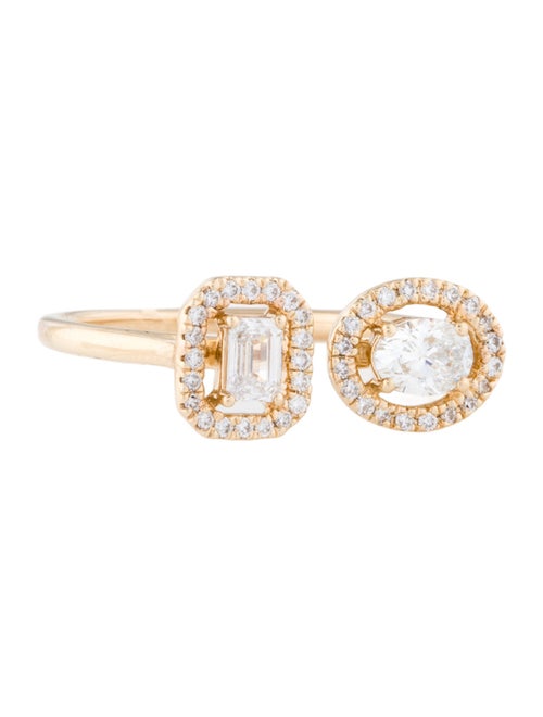 Badgley Mischka 14K Lab-Grown Diamond Open Cocktail Ring