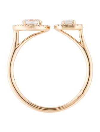 Badgley Mischka 14K Lab-Grown Diamond Open Cocktail Ring