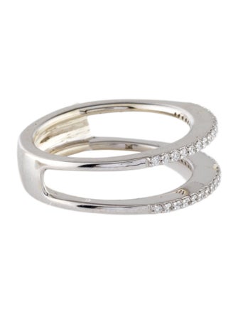 Badgley Mischka 14K Lab-Grown Diamond Double Row Band