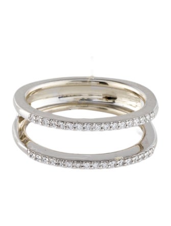 Badgley Mischka 14K Lab-Grown Diamond Double Row Band